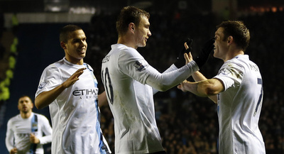 マンCがレスターに勝利、ベスト4進出 キャピタル・ワン・カップ