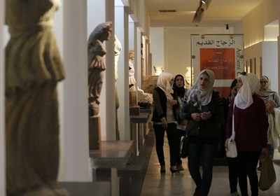 シリア首都の国立博物館、6年ぶり開館  ISが破壊の像も修復し公開
