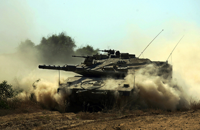 停戦合意以降初、イスラエル軍地上部隊がガザ地区へ進攻