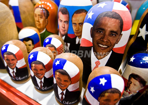 ロシア名物人形にもオバマ氏 モスクワ 写真8枚 ファッション ニュースならmode Press Powered By Afpbb News