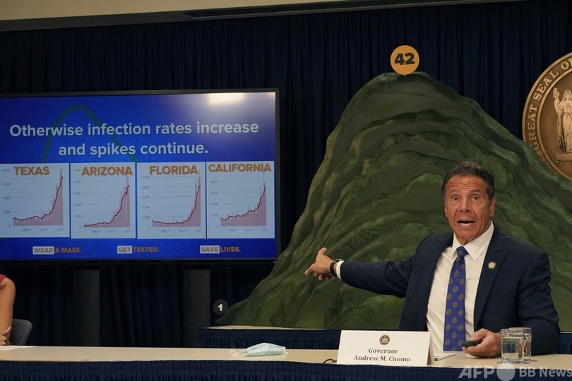 クオモNY州知事、人気に陰り 介護施設の死者数隠ぺい疑惑浮上