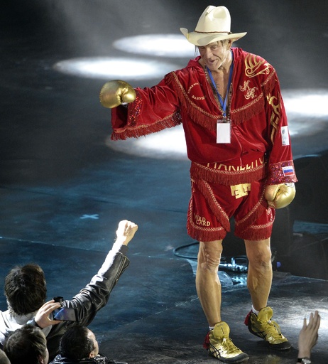 62歳の米俳優ミッキー・ローク、ボクシング復帰戦で勝利 写真13