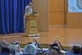 サウジアラビアの首都リヤドで記者会見する、同国主導の連合軍のトゥルキ・マリキ報道官（2019年9月16日撮影）。(c)Fayez Nureldine / AFP