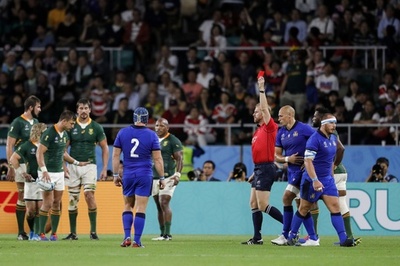 「とんでもなく愚か」、伊2選手が悪質タックルで出場停止 ラグビーW杯