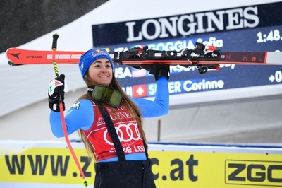 W杯滑降、女子はゴッジアが連勝 男子はキルデが勝利