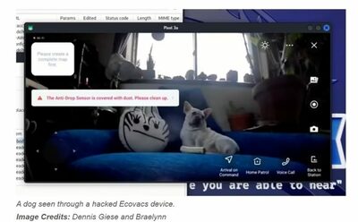 「ロボット掃除機で家の中を盗み見」···中国製品「ハッキング脆弱」警告