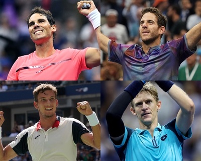 全米OP男子シングルス準決勝に関する5つの事実