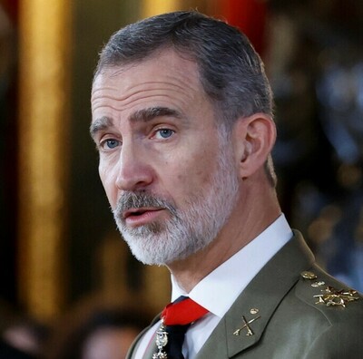 スペイン国王がコロナ陽性 軽症、7日間隔離へ