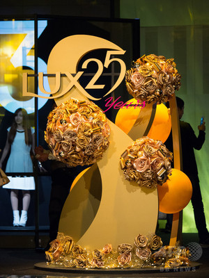 来場者がデジタルアート映像に、LUX25周年記念イベント開催 来場者がデジタルアート映像に、LUX25周年記念イベント開催
