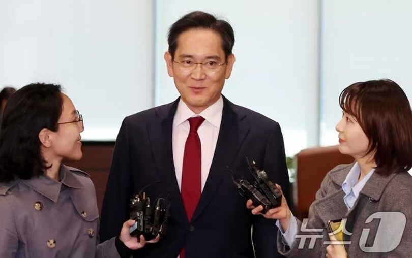 2025年3月、中国訪問を終えて帰国するサムスン電子のイ・ジェヨン（李在鎔）会長(c)news1