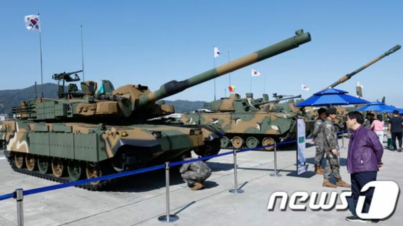ソウル国際航空宇宙・防衛産業展示会（ADEX）2023プレスデー(c)news1