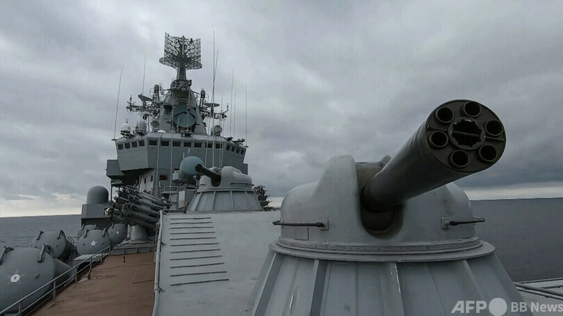 旗艦火災、ウクライナ軍が攻撃主張 ロシアは沈没否定