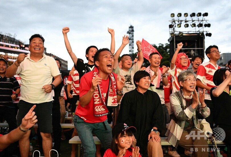 アイルランドに大番狂わせ―ファンの喜び爆発、ラグビーW杯