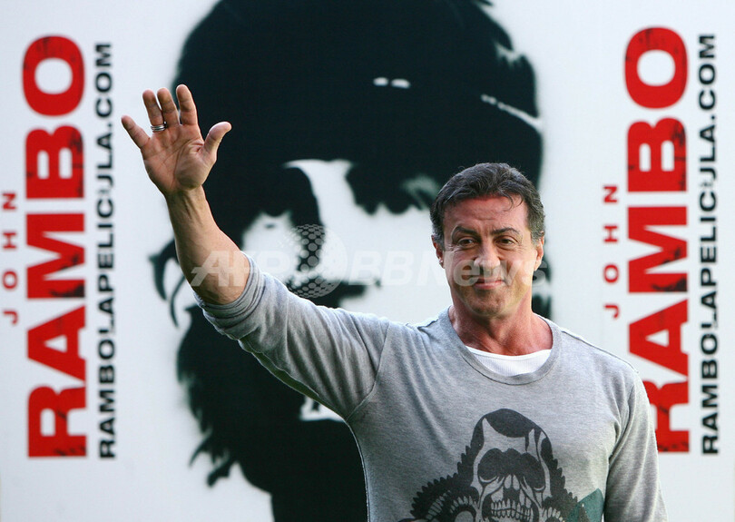 シルヴェスター・スタローン、マドリードで『ランボー』をPR