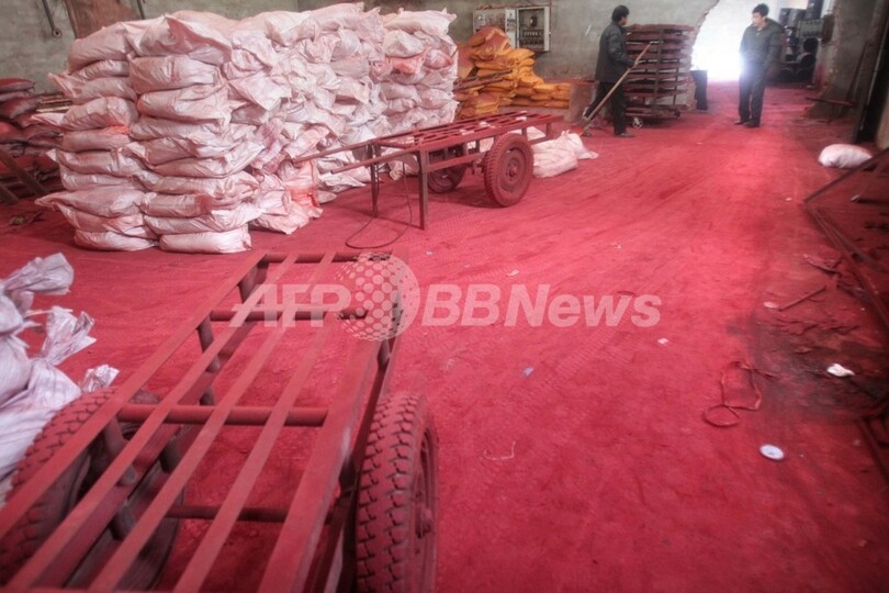 中国・洛陽に「血の川」出現！