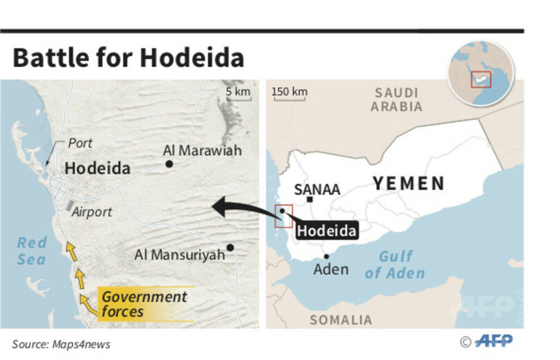 イエメン政権部隊、主要港奪還へ攻撃開始 人道支援への影響に懸念