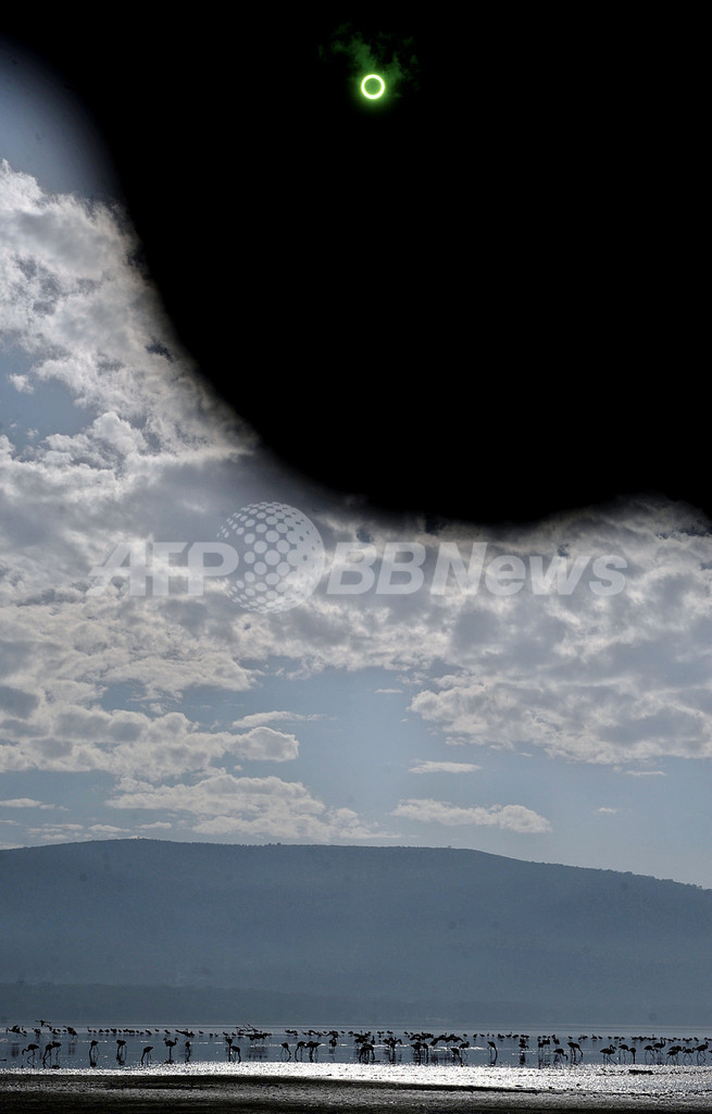 太陽の光がリング状に見える「金環日食」、アフリカやアジアで観測