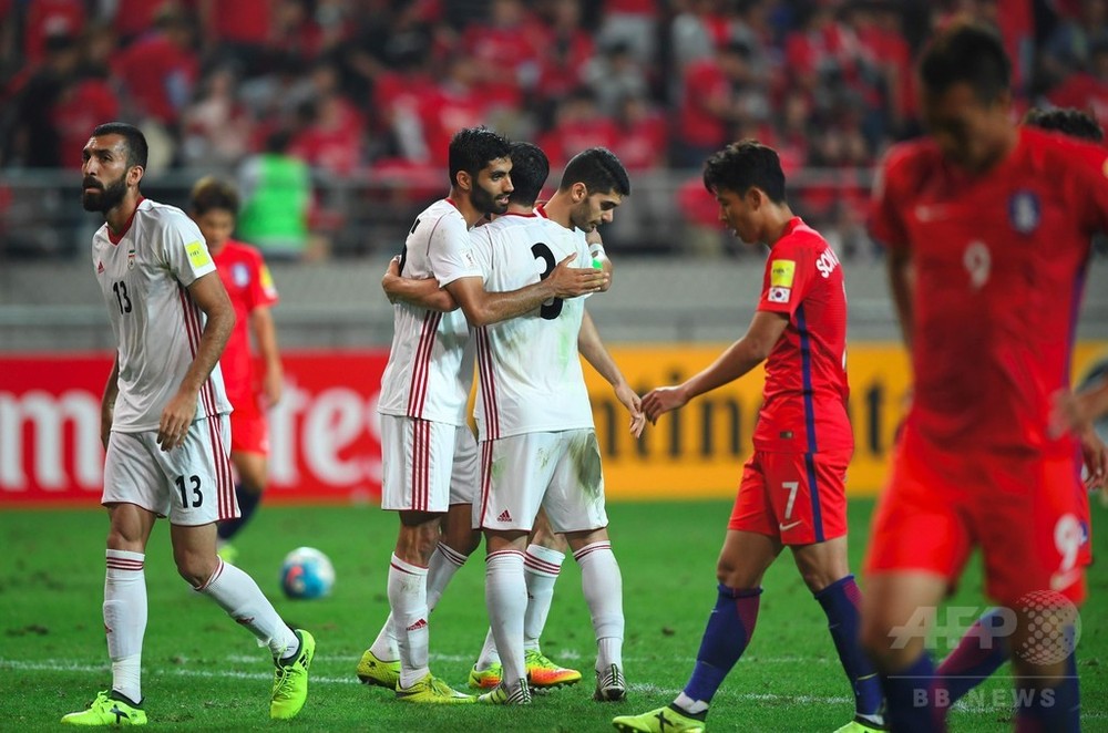韓国が10人のイランとドロー W杯出場決定は最終節に持ち越し 写真7枚 国際ニュース Afpbb News