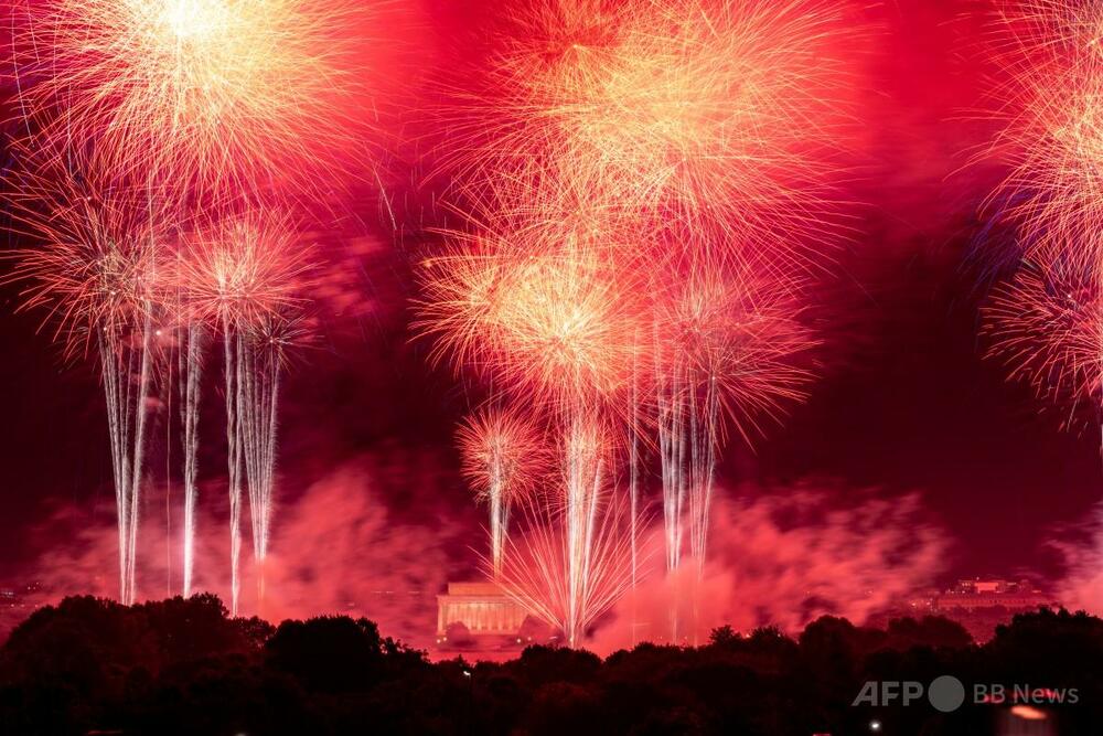 米建国250年花火でワシントンの大気汚染が一時世界最悪に、85万発打ち上げ