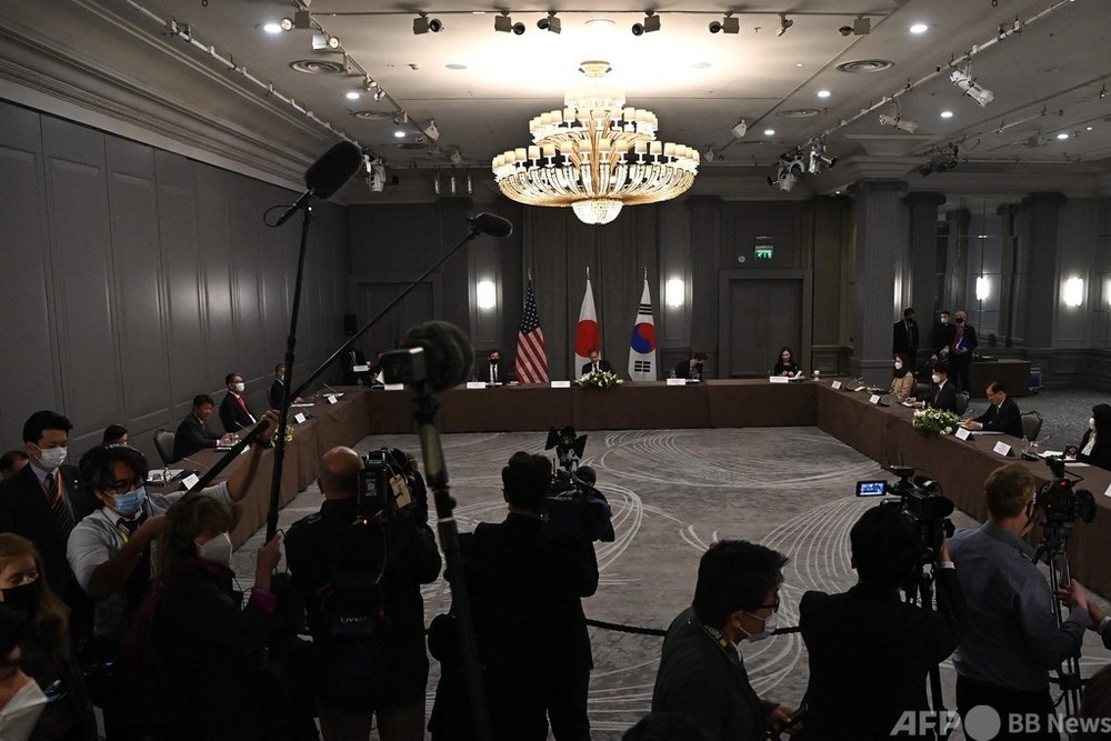 日米韓外相会談 北朝鮮問題で協力を表明