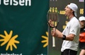 男子テニス、ノベンティ・オープン、シングルス準決勝。勝利を喜ぶウゴ・アンベール（2021年6月19日撮影）。(c)CARMEN JASPERSEN / AFP