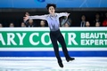 23-24フィギュアスケートグランプリ（GP）ファイナル、男子シングル・ショートプログラム（SP）。演技に臨む宇野昌磨（2023年12月7日撮影）。(c)WANG Zhao / AFP