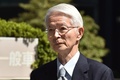 東京地裁に到着した東京電力の勝俣恒久元会長（2019年9月19日撮影）。(c)Kazuhiro NOGI / AFP