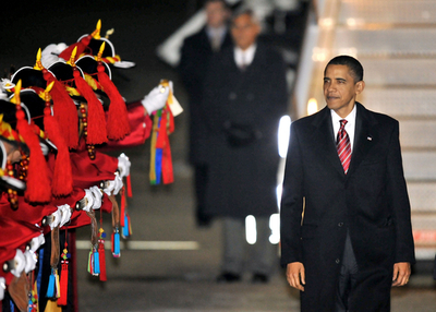 オバマ米大統領が訪韓、北朝鮮問題や米韓FTAを協議へ