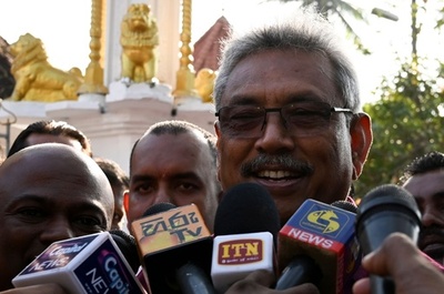 スリランカ大統領選、前任者一族が勝利へ 対立候補も敗北認める