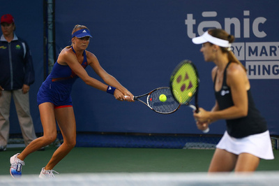 ヒンギス、復帰後初の大会は準々決勝敗退 南カリフォルニア・オープン