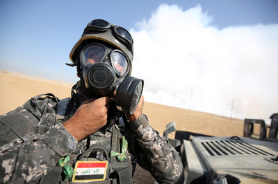 IS、モスル近郊の工場に放火 有毒煙で民間人2人死亡