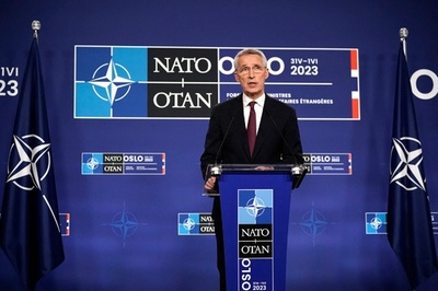 ウクライナのNATO加盟、ロシアに「拒否権ない」 事務総長