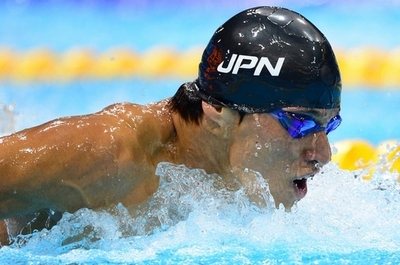 松田と金田が準決勝進出、男子200メートルバタフライ
