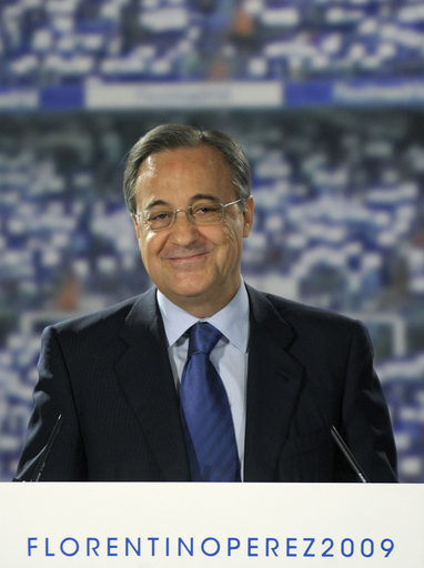 レアル・マドリード会長選 ペレス氏が立候補を正式に表明