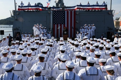 米は台湾海峡で「ひるまず、恐れず」活動継続 ハリス副大統領