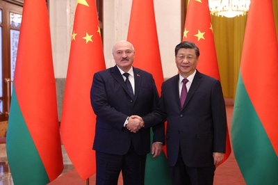 中国のウクライナ平和構想を「全面支持」 訪中のベラルーシ大統領