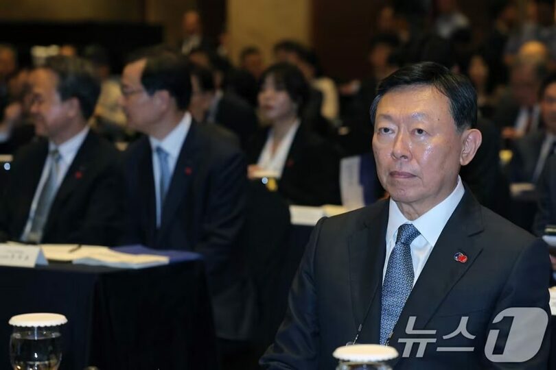 ロッテグループのシン・ドンビン（辛東彬）会長(c)news1