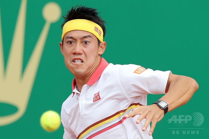 錦織が快勝で16強、後半は一方的展開に モンテカルロ・マスターズ