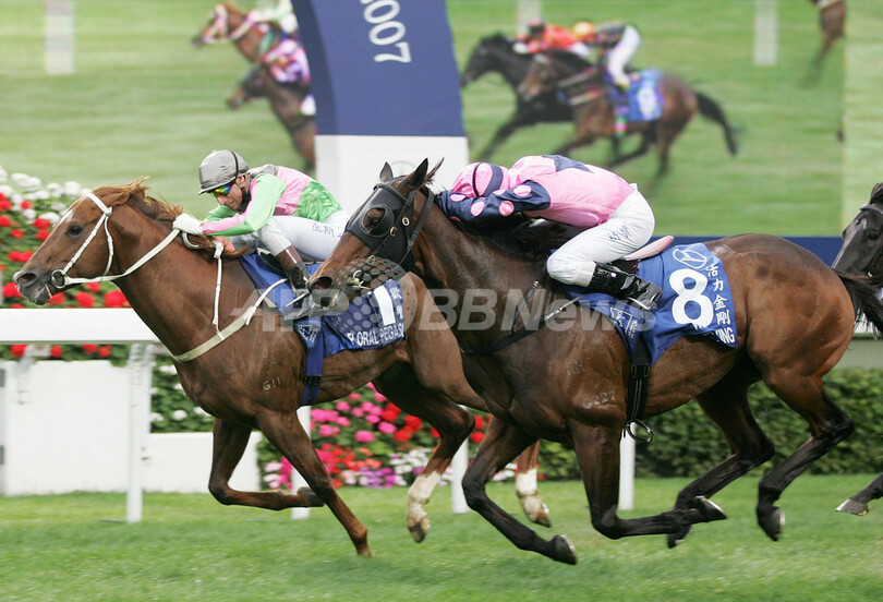 競馬 メルセデス ベンツ ダービー07 バイタル キング 接戦を制し優勝を飾る 香港 写真4枚 国際ニュース Afpbb News