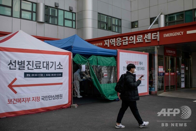 「消毒も楽々」電話ボックス風コロナ検査場、韓国が導入