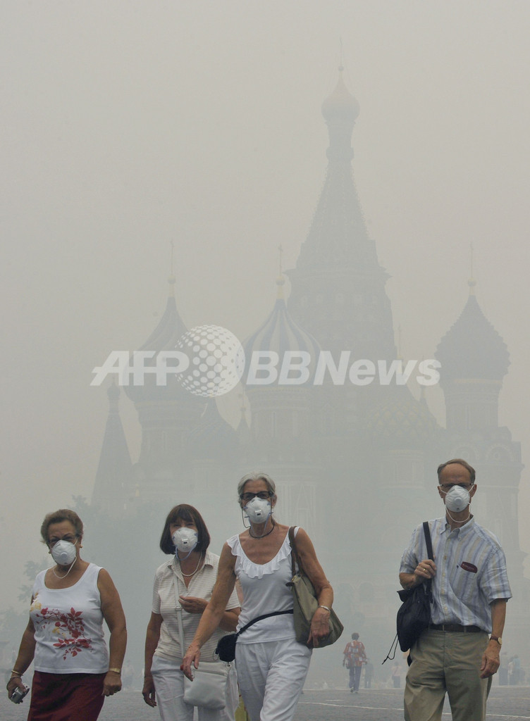 モスクワの7月死者数50％増、記録的熱波で