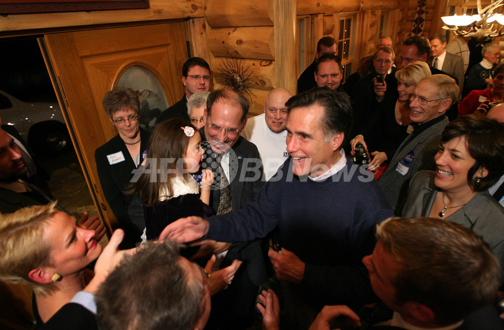 08米大統領選挙 ロムニー氏 モルモン教信仰のために苦戦か 写真2枚 国際ニュース Afpbb News