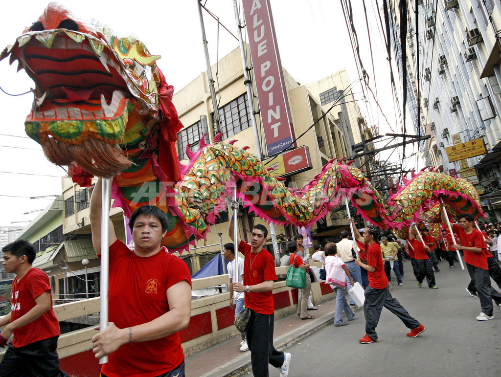 フィリピンでも中国系移民が旧正月祝う 写真4枚 国際ニュース Afpbb News