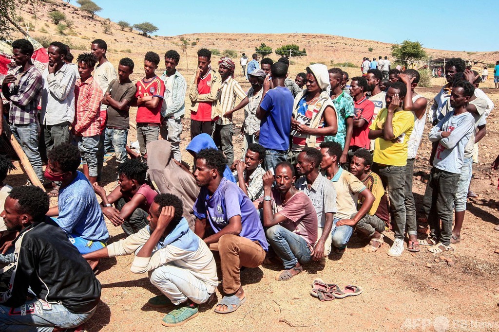 国際ニュース：AFPBB Newsエチオピア難民2万5000人、受け入れに苦闘するスーダン