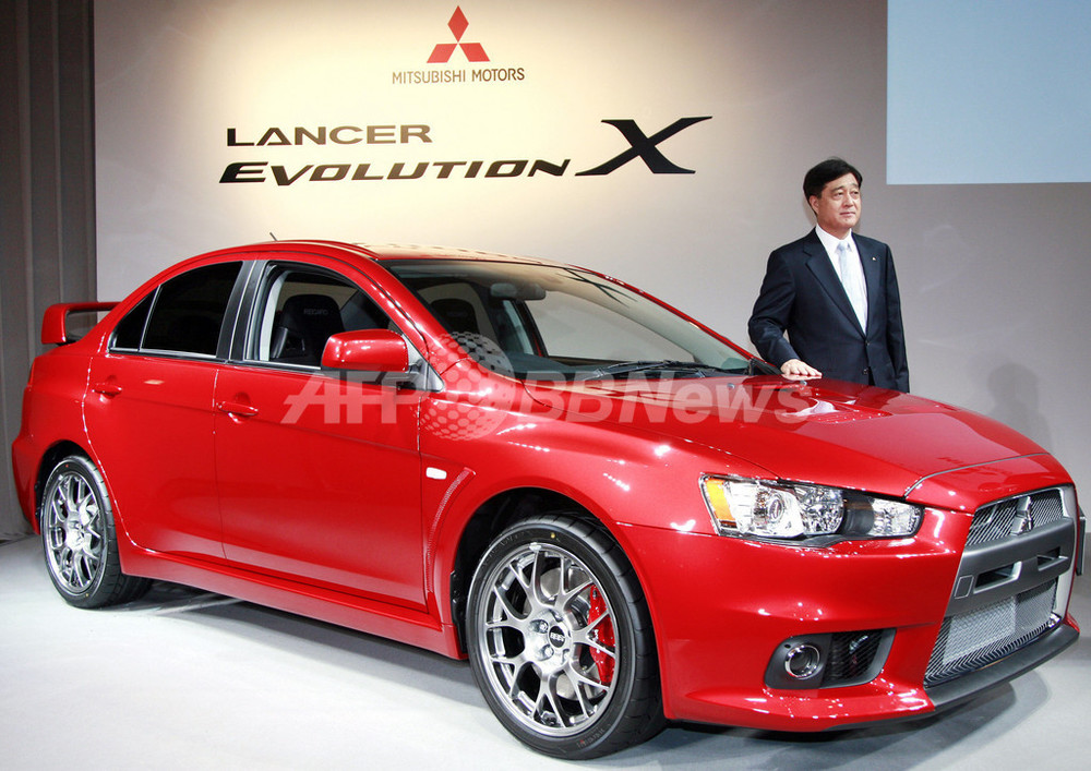 三菱自動車、高性能4WDセダン「ランサーエボリューションX」を 三菱自動車、高性能4WDセダン「ランサーエボリューションX」を
