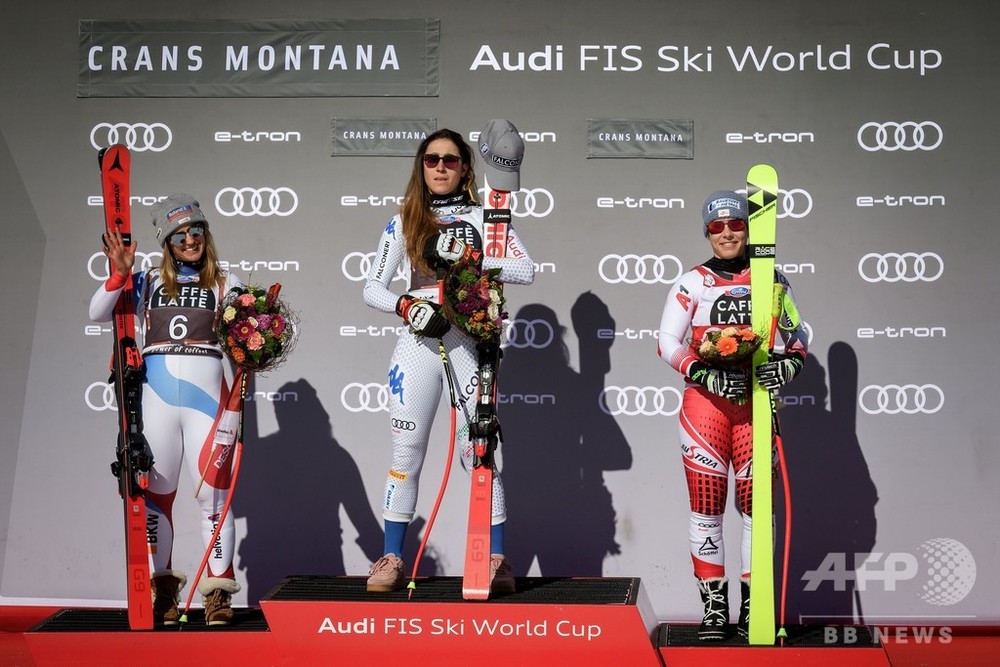 Sofia Goggia Podium