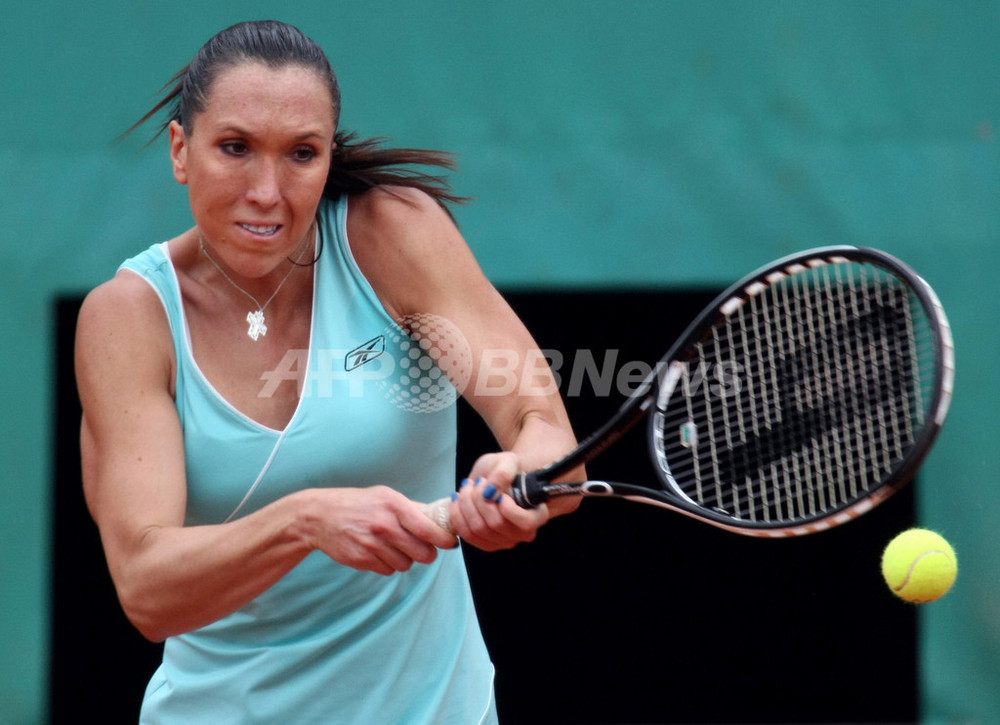 ヤンコビッチ ストレートで勝利し2回戦進出 写真5枚 国際ニュース：AFPBB News