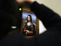 プラド美術館（Prado Museum）に展示されたレオナルド・ダビンチ（Leonardo da Vinci）の『モナリザ（Mona Lisa）』の模写（2012年2月21日撮影）。(c)AFP/DOMINIQUE FAGET