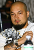 2008年2月26日、ニューヨーク市内のバー／クラブのElementで開催された「Smirnoff Signature Mix Series」の発表記者会見に登場したプロデューサーのクール（Cool）。(c)AFP/Getty Images/Scott Wintrow