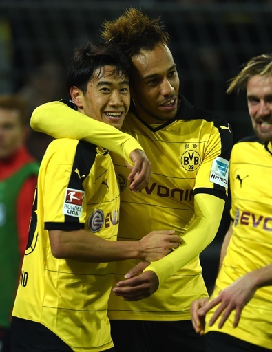 ドルトムントがフランクフルトに快勝、香川が決勝弾アシスト